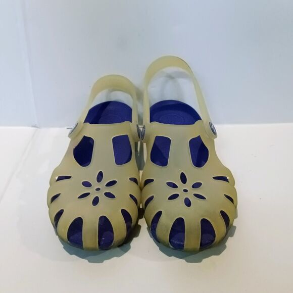 Crocs Chameleons Shirley Mary Janes Shoes-Size 3-Color Changing-Jelly-Purple - Picture 2 of 10